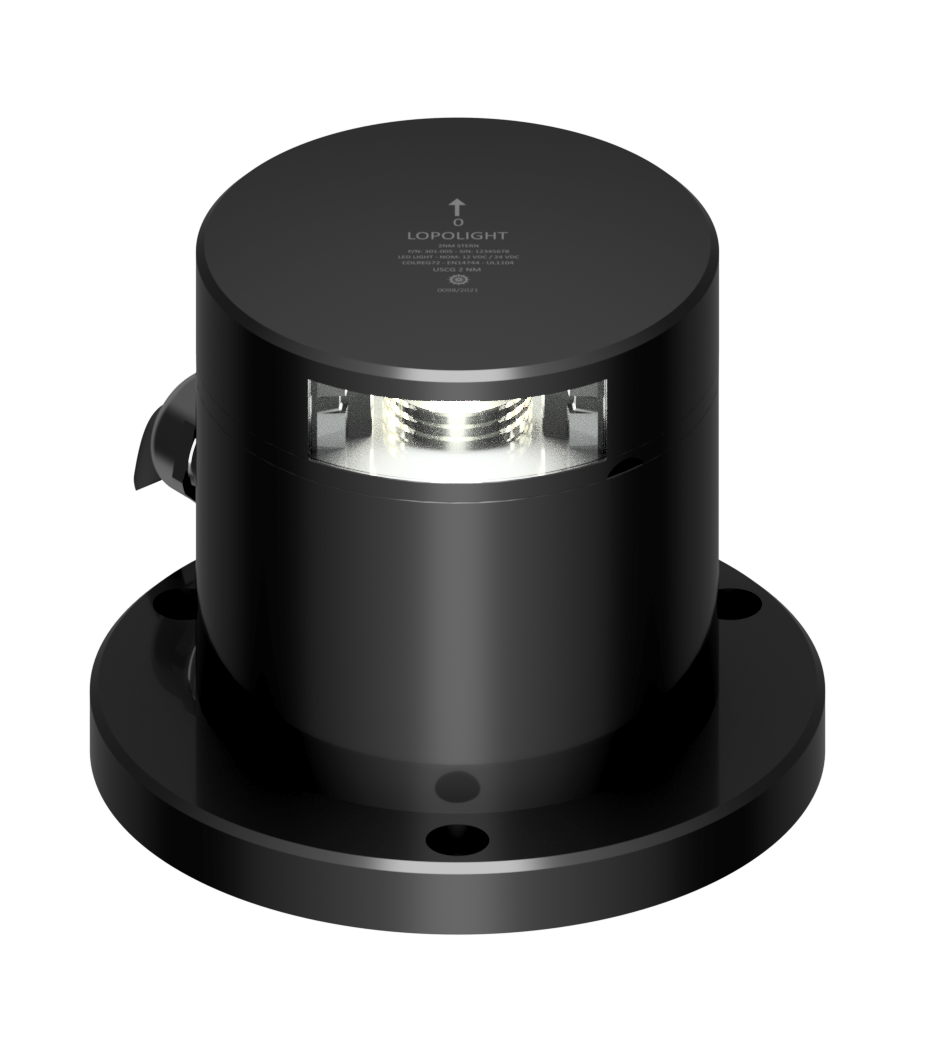 2nm 135° White, stern, black anodized 2nm 135° White, stern, black anodized